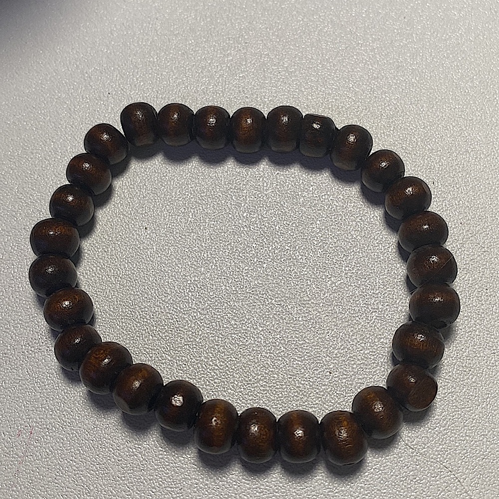 2 Brown beaded bracelets - Picture 3 of 8